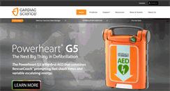Desktop Screenshot of cardiacscience.co.uk
